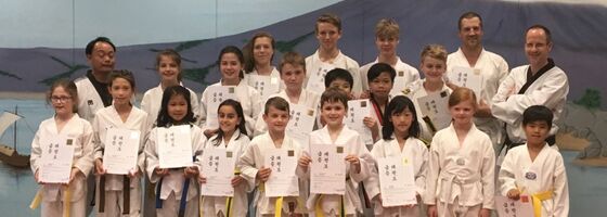 TKD-Prüfung - Gruppenfoto